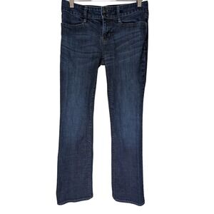 Vintage GAP Low‎ Rise Curvy Bootcut Flare Jeans Womens 6L Blue Y2K Stretch Denim